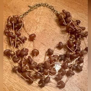 Bohemian Multistrand  Beaded Necklace